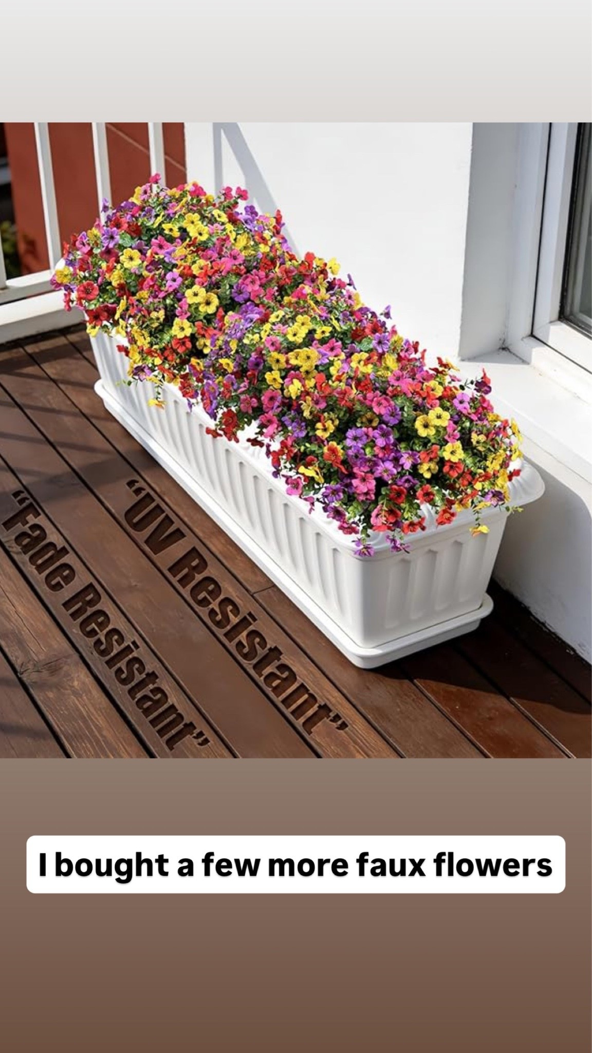 Faux flowers for your porch 
Porch decor 
Plants

#LTKSeasonal #LTKSaleAlert