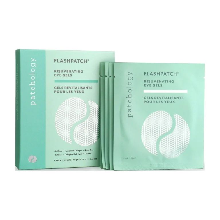 Patchology FlashPatch Rejuvenating Under Eye Face Mask Gels Day and Night Use, 5 Count | Walmart (US)