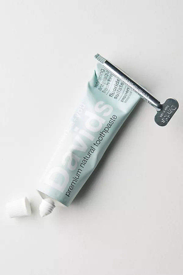 Davids Peppermint Premium Natural Toothpaste By Davids in Mint | Anthropologie (US)