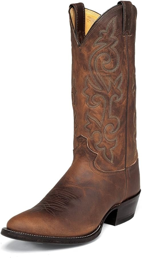 Amazon.com | Justin Boots Men's Buck Classic Western, Bay Apache, 7.5 D US | Western | Amazon (US)