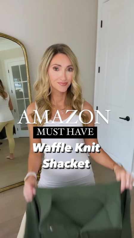 This Amazon waffle knit shacket has been a favorite for a long time! I have it in 3 colors and it comes in 21 colors. So
Cute and comfy. Great casual style. Mom
Style. Errands. Weekend 

#LTKSeasonal #LTKstyletip #LTKfindsunder50