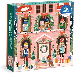 Galison Nutcracker Magic – 500 Piece Puzzle Fun and Challenging Activity with Bright and Bold A... | Amazon (US)