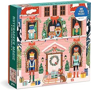 Galison Nutcracker Magic – 500 Piece Puzzle Fun and Challenging Activity with Bright and Bold A... | Amazon (US)