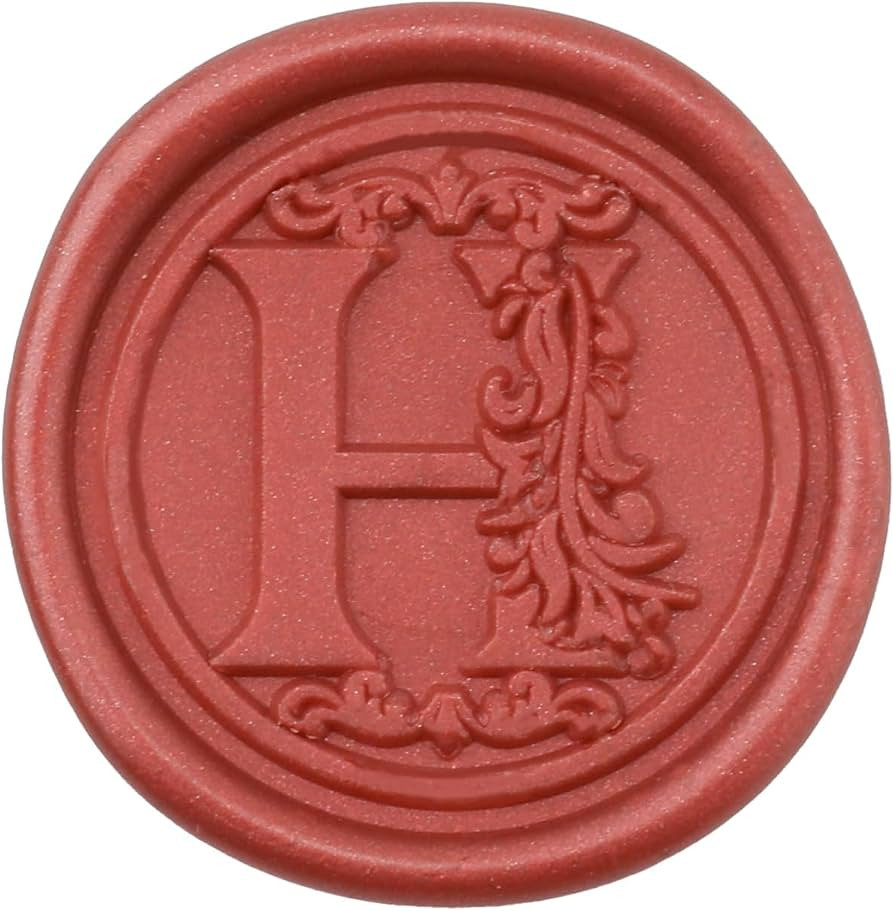 50pcs Wax Seal Stickers, Self Adhesive Wax Seal Stickers Initial Alphabet Wax Seal Stickers No Se... | Amazon (US)