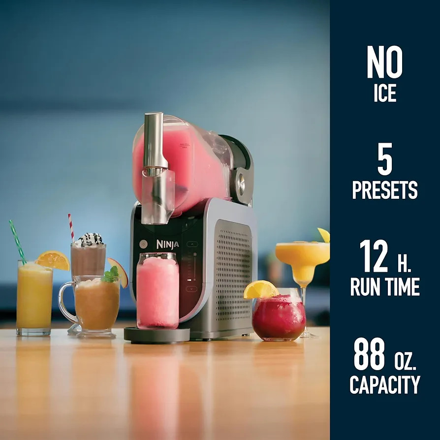 Ninja SLUSHi Frozen Drink & Slushie Machine with RapidChill Technology | 88 oz. Easy Fill Vessel ... | Amazon (US)