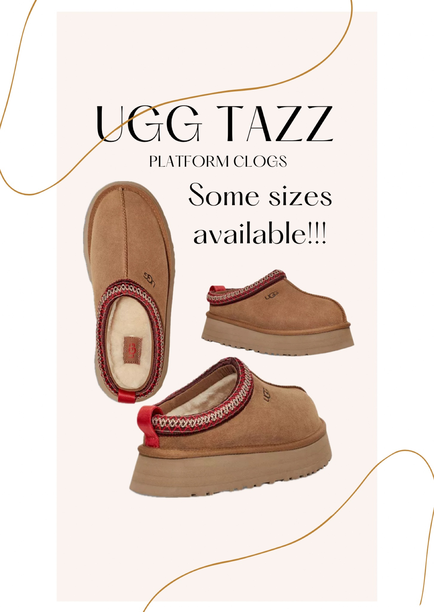 Hurry! Some sizes are available. 
This is my most used Ugg and they run true to size. 
Ugg Tazz
Ugg Slippers
Ugg Chesnut

#LTKGiftGuide #LTKSeasonal #LTKstyletip