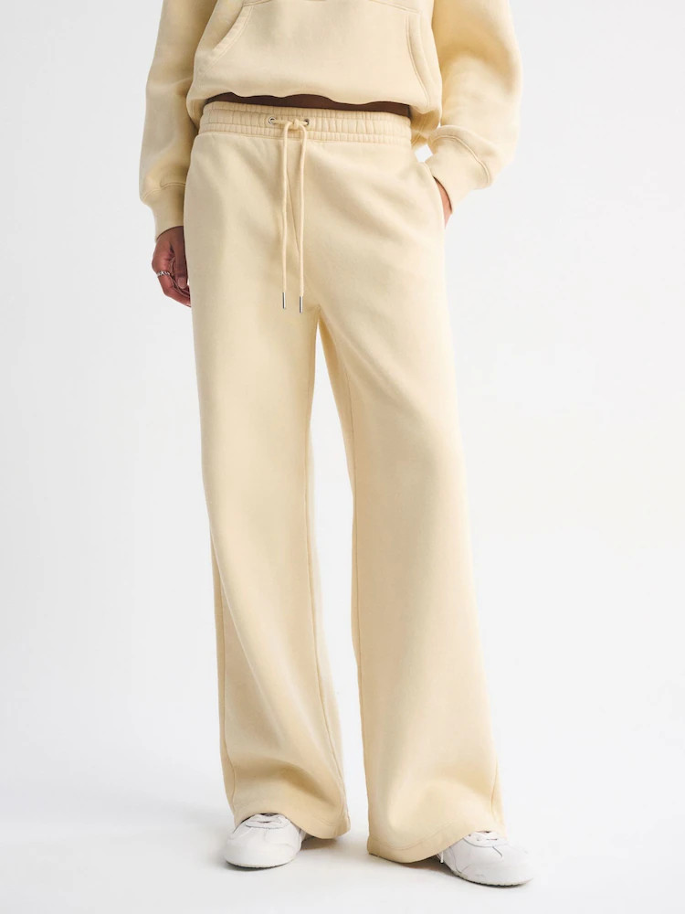 Gelb - Abercrombie & Fitch High Rise Sunday Wide Leg Sweatpants | Next EU