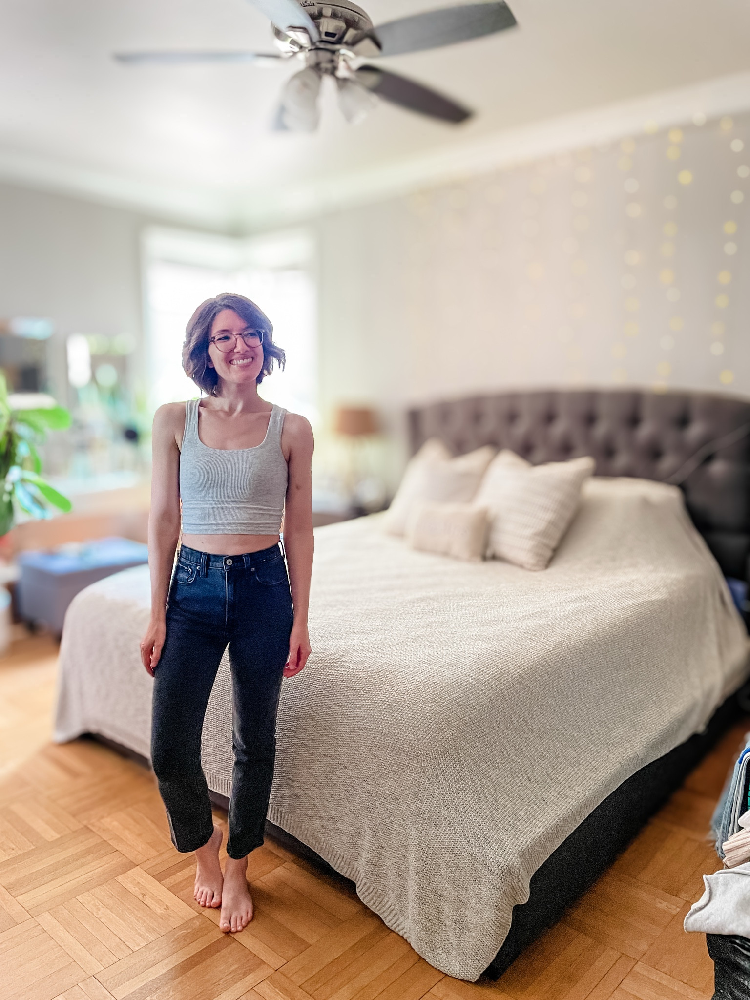 Tank: TTS
Abercrombie ankle straight ultra high rise: size up 1 or 2 in the black pair, other colors are TTS

#LTKFindsUnder100 #LTKStyleTip #LTKSaleAlert