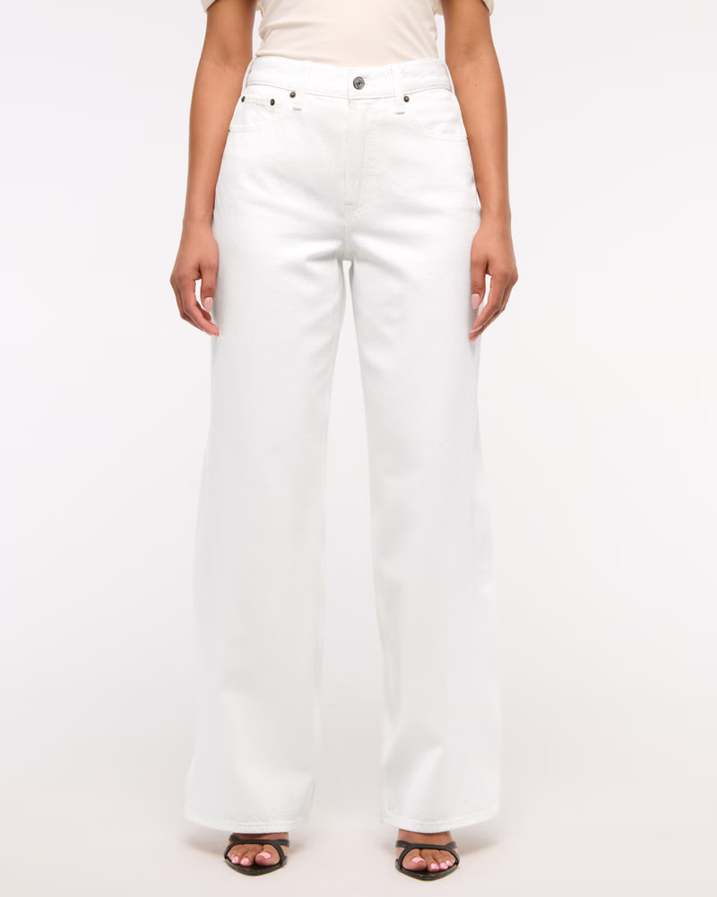 High Rise Wide Leg Jean | Abercrombie & Fitch (US)