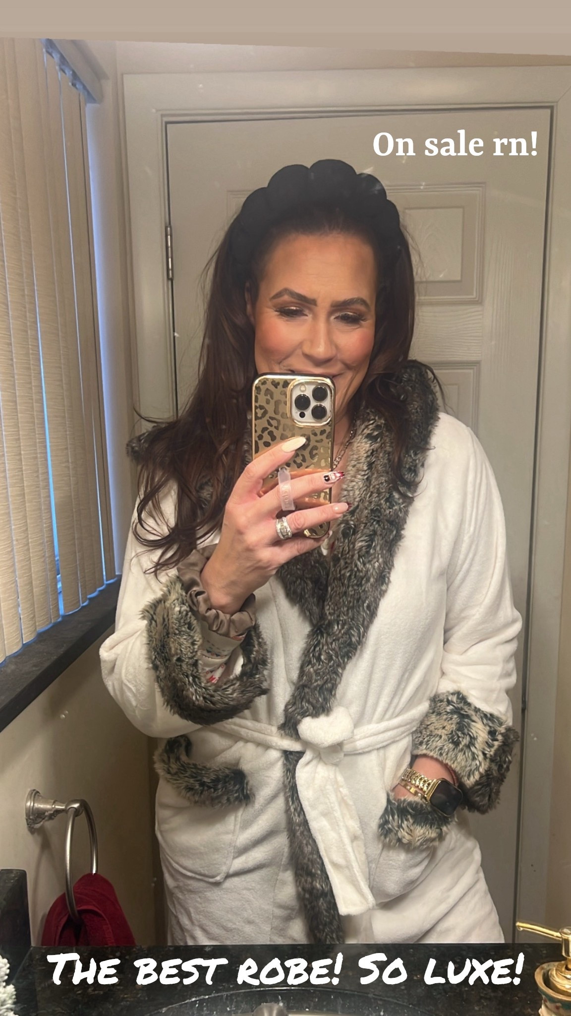 My robe would make a perfect gift and it’s on sale right now! I always feel so luxe and pampered in my robe, gifts for her, gift idea, mother in law gift idea, mom gift idea, cozy gift @potterybarn #LaidbackLuxeLife

Robe: M

Hey Beautiful! Feel free to comment on this post if you have any questions! 🫶🏽

Follow me for more fashion finds, beauty faves, lifestyle, home decor, sales and more! So glad you’re here!! XO, Karma

#LTKSaleAlert #LTKmomlife #LTKGiftGuide
