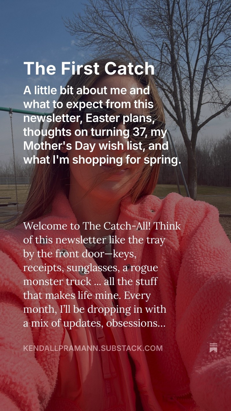 Products from my April 18 Substack 💌 Get the full story there! 