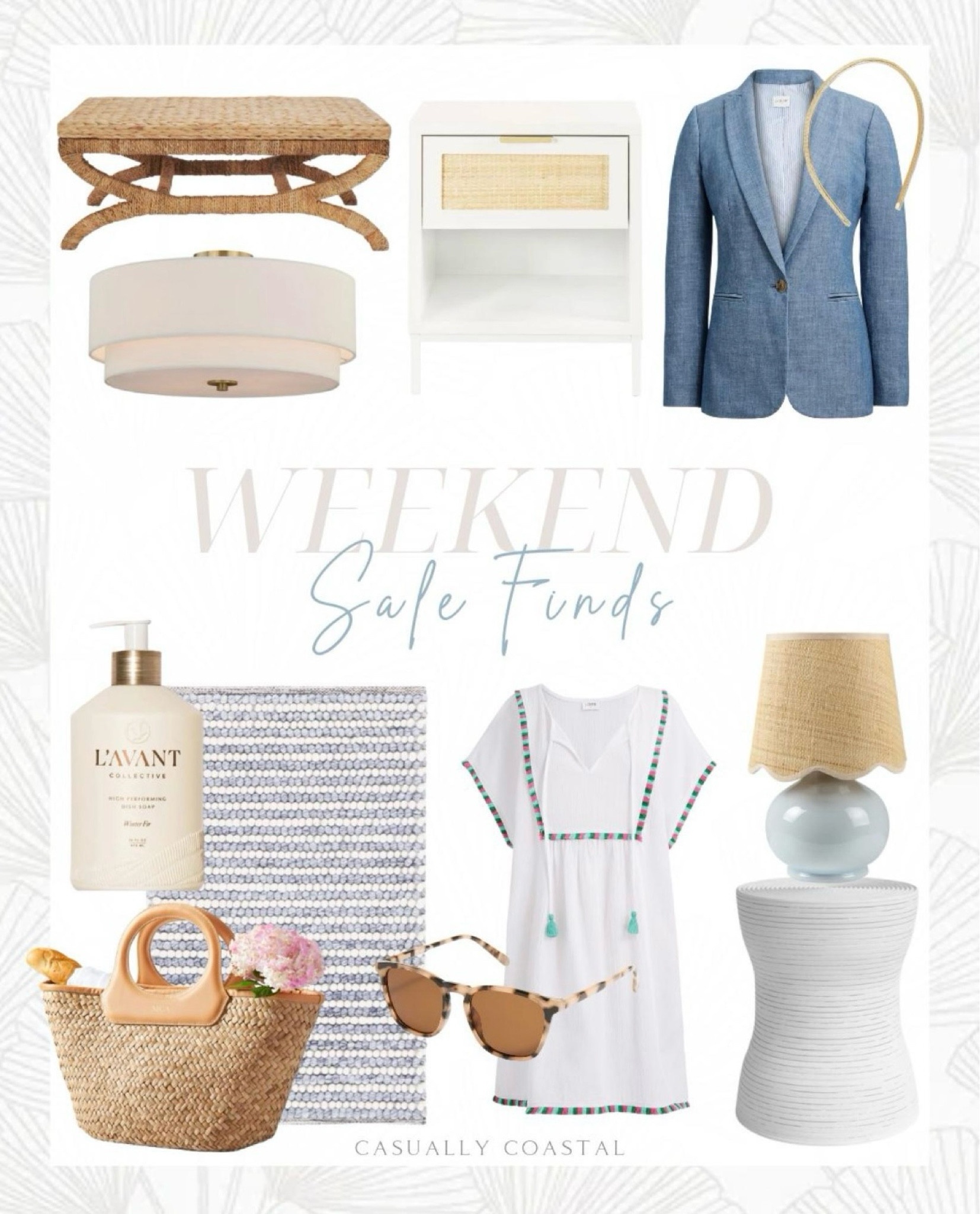 A lot of these items are still on sale! Clearly I can’t wait for spring time! 

Weekend sales, sale finds, spring aesthetic, spring style, beach style, coastal style, coastal home, coastal home decor, coastal furniture, spring outfits, beach outfits, vacation outfits, blue blazer, neutral home finds, neutral aesthetic, beach must haves, striped rug 

#LTKhome #LTKSeasonal #LTKstyletip