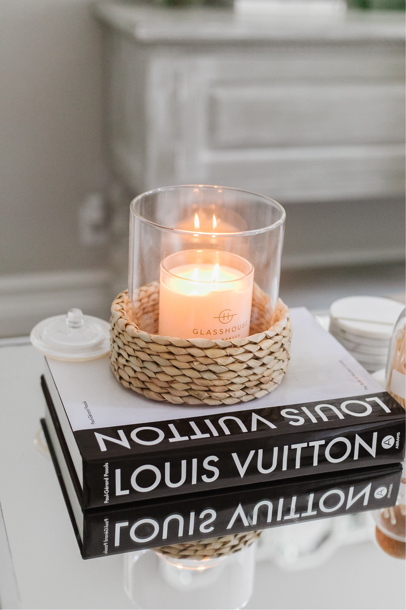 #walmartpartner The elegant candleholder and greenery arrangements add a sophisticated touch to any space. @Walmart