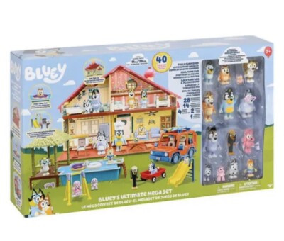 Bluey's Ultimate Mega Play Set 40+ Pieces Pooltime Fun Backyard BBQ Playground  | eBay | eBay US