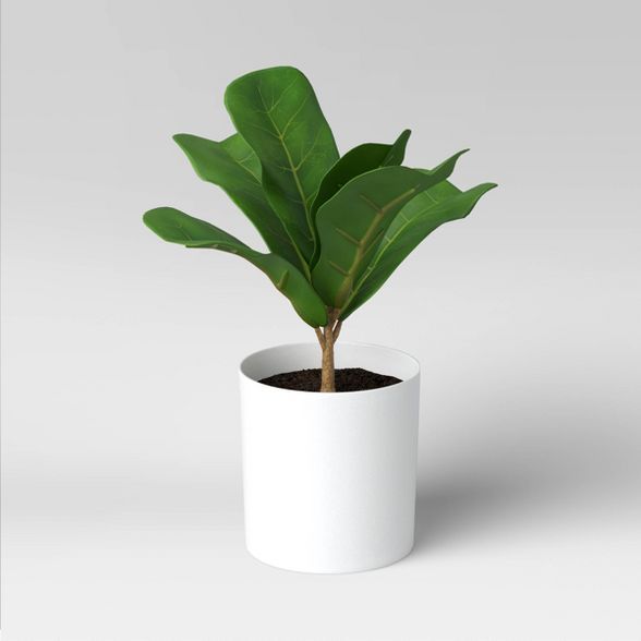 9.5" x 8" Artificial Fiddle Leaf Plant - Threshold™ | Target