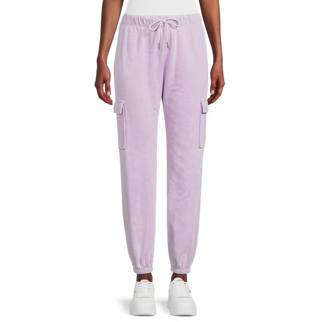 No Boundaries Juniors Mineral Wash Cargo Jogger Pants, 28.5" Inseam, Sizes XS-3XL | Walmart (US)