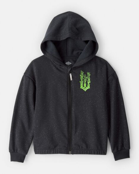 Girls Wicked Elphaba Sparkle Hoodie - Black | Carter's Inc