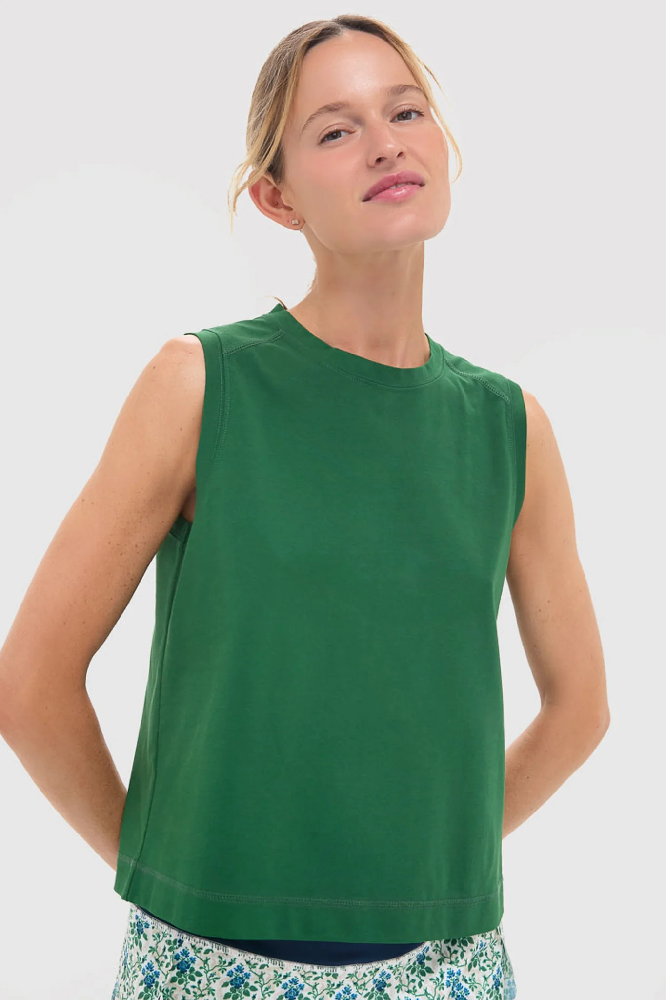 Green Performance Cotton Sasha Tank | Tuckernuck (US)