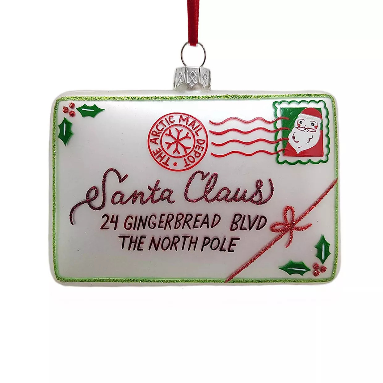 St. Nicholas Square® Santa Letter Glass Christmas Ornament | Kohl's