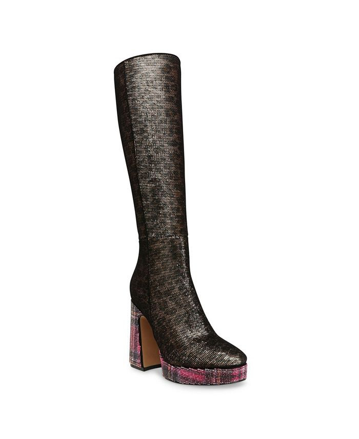 Betsey Johnson Women's Valeria Tall Platform Boots & Reviews - Boots - Shoes - Macy's | Macys (US)