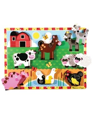 Melissa and Doug Kids Toy, Farm Chunky Puzzle | Macys (US)