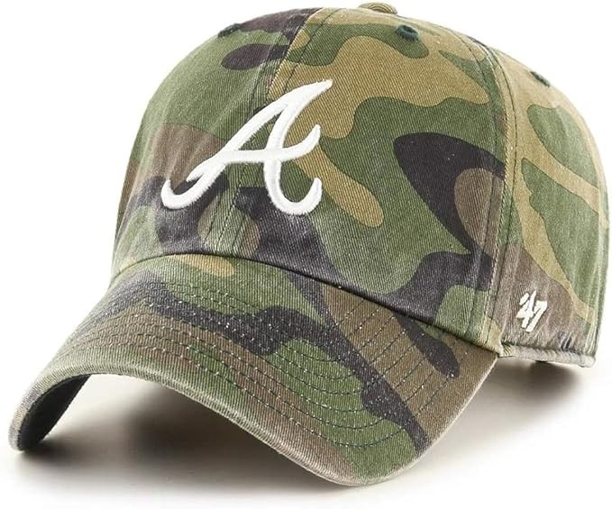 '47 MLB Unisex-Adult Camo Clean Up Adjustable Hat Cap One Size | Amazon (US)