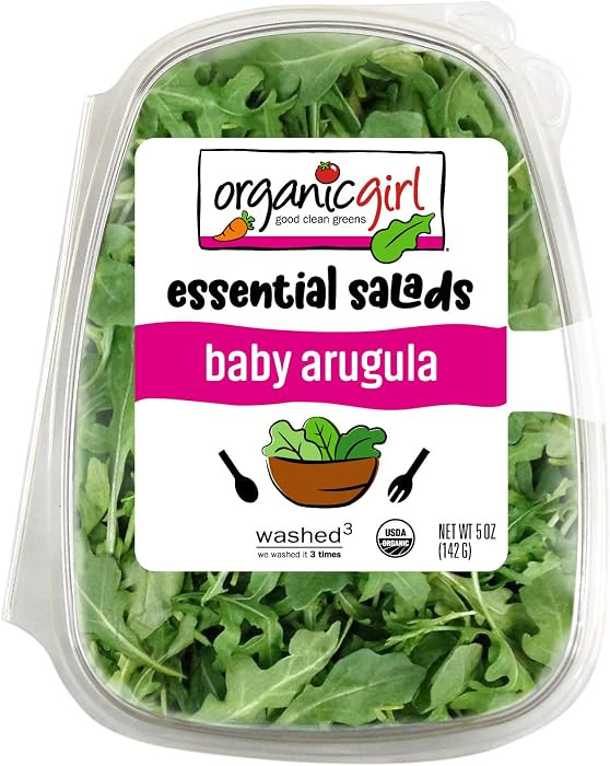 Organicgirl Baby Arugula Greens, Clamshell, 5 Oz | Amazon (US)