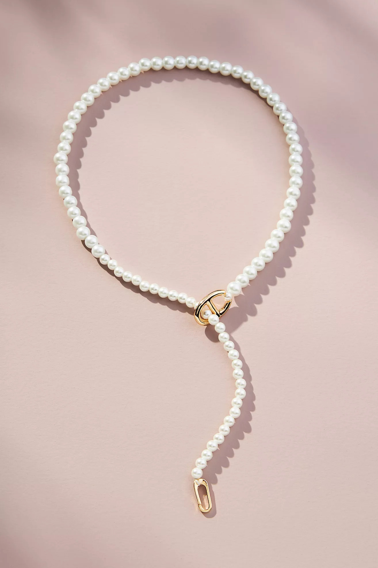 Pearl Lariat Necklace | Anthropologie (US)