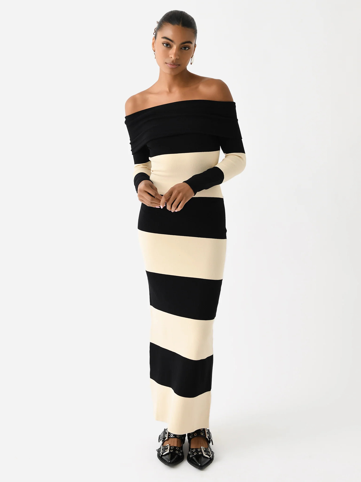 POSSE
                      
                     Women's Theo Off The Shoulder Dress | Saint Bernard