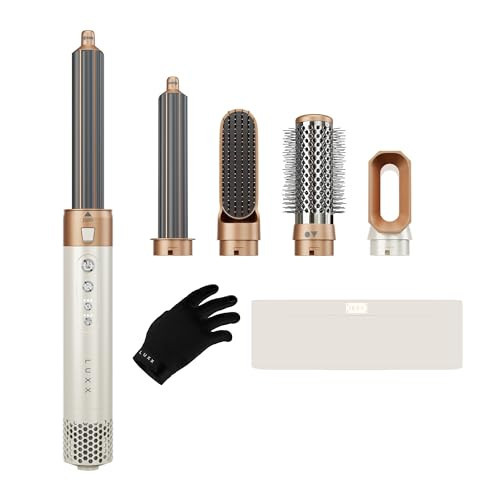 Luxx Air Pro 2 Hair Dryer Brush Set, Curling Iron and Blow Dryer Combo Kit, 5 in 1 Hair Drying Brush for All Hair Types, Hair Care and Accessories for Women, Volumizer Hair Dryer and Smoothing Brush | Amazon (US)