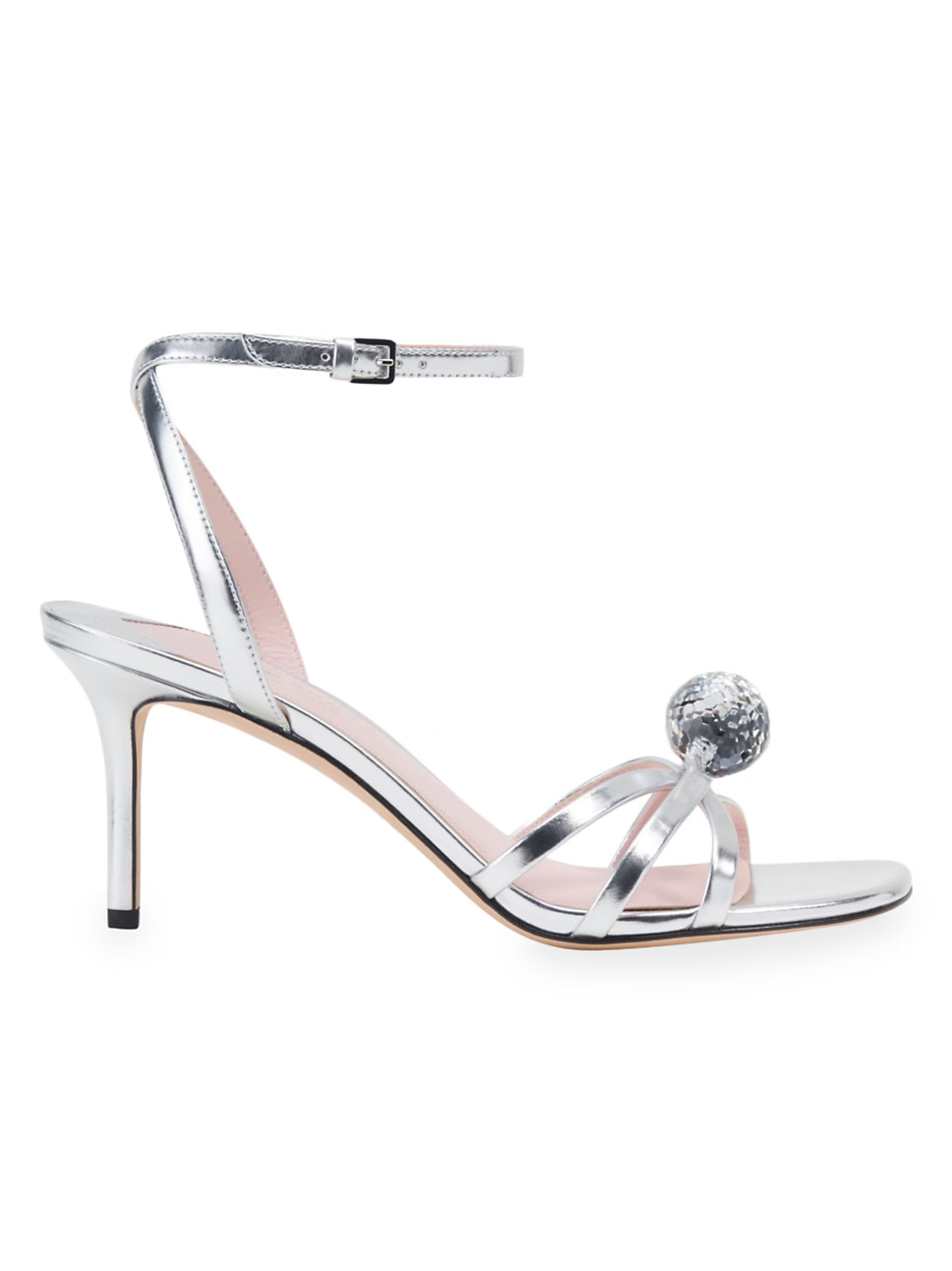 Let's Dance 89MM Metallic Leather Heels | Saks Fifth Avenue