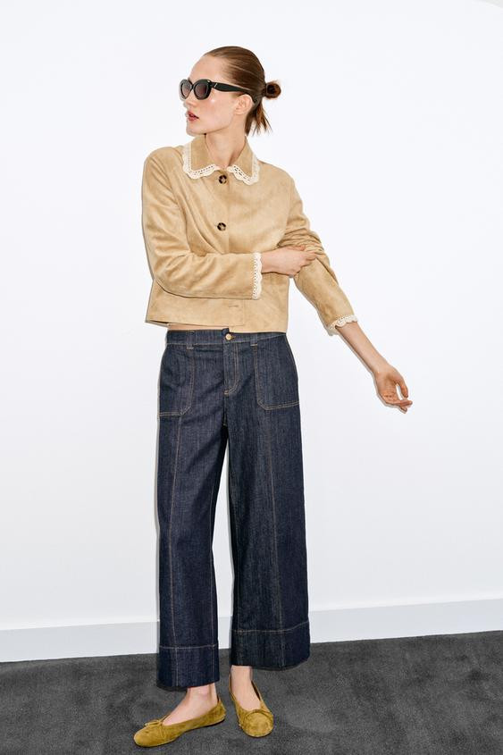 Z1975 MID-RISE CULOTTE JEANS | Zara US