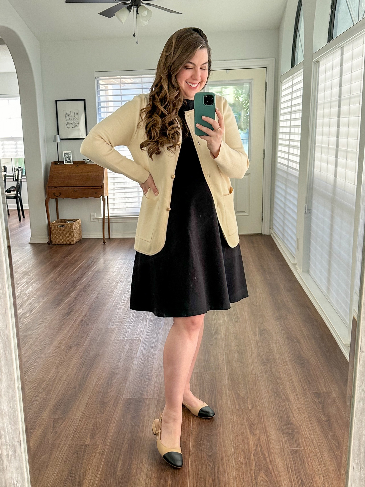 Workwear #ootd 2/20/24 

Dress - XL 
Sweater - XL 
Flats - TTS

Womens business professional workwear and business casual workwear and office outfits midsize outfit midsize style 

#LTKmidsize #LTKfindsunder50 #LTKworkwear