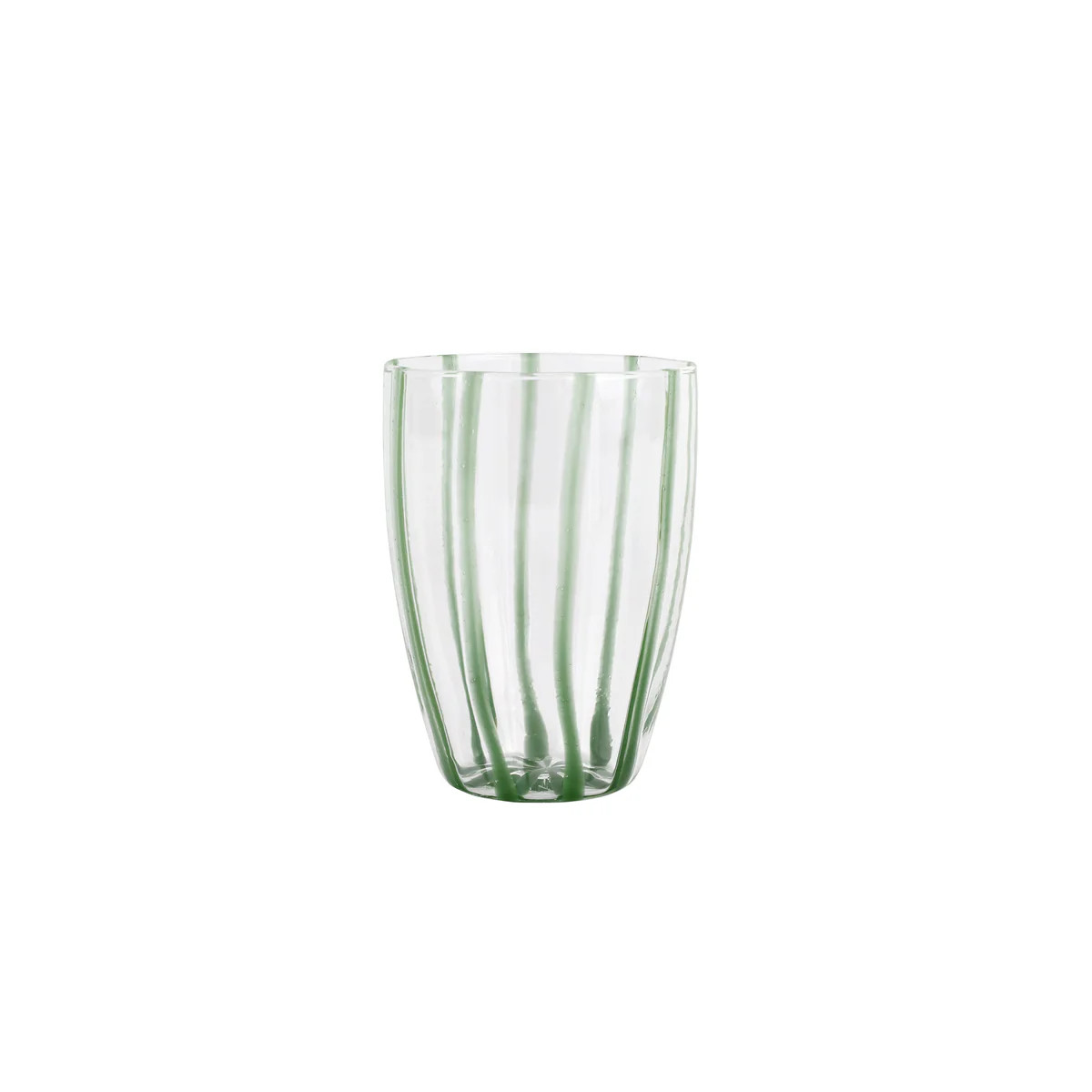 Nuovo Stripe Green Tall Tumbler | Over The Moon