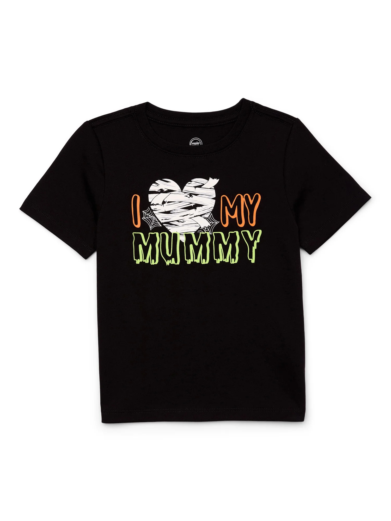 Wonder Nation Toddler Boy Halloween Graphic Print T-Shirt, Sizes 12M-5T | Walmart (US)