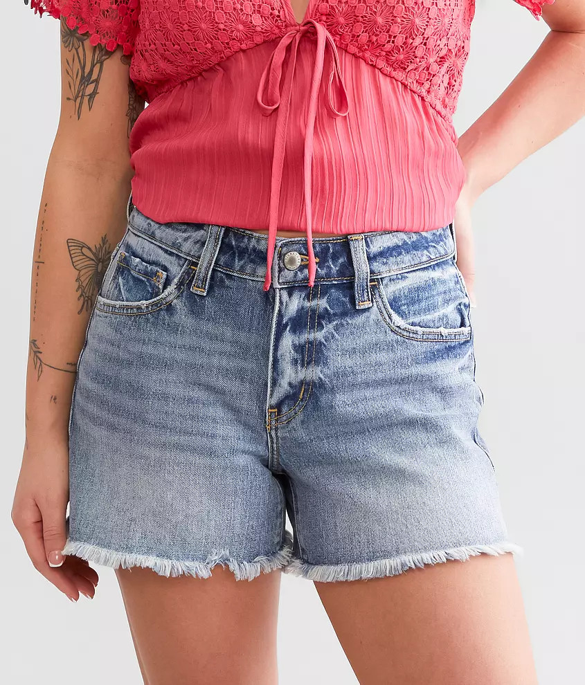 Kurvy Mid-Rise Stretch Short | Buckle