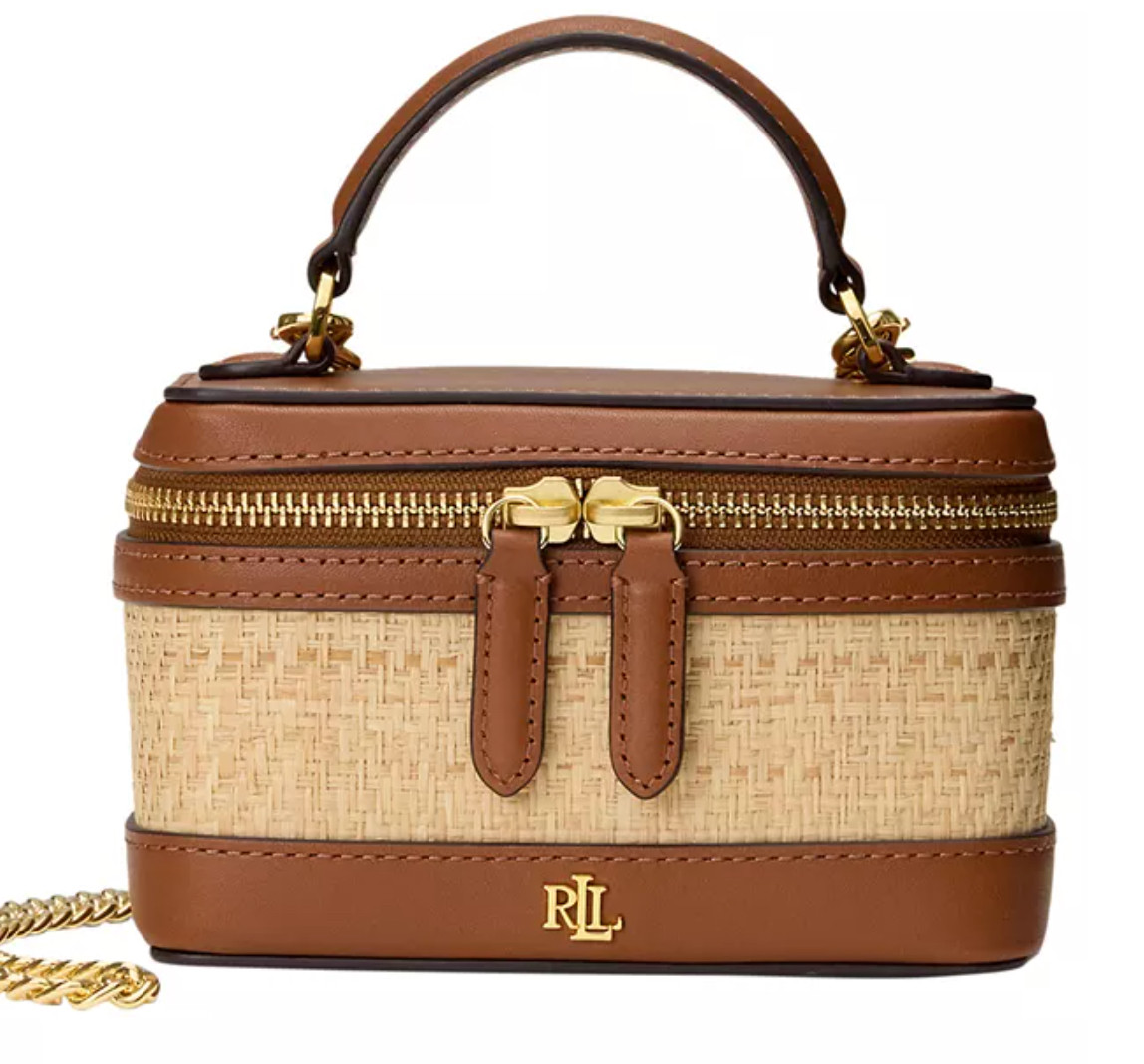Raffia Vanity Bag, this little cute is on SALE 30% off, perfect for summer 

 #LTKSeasonal