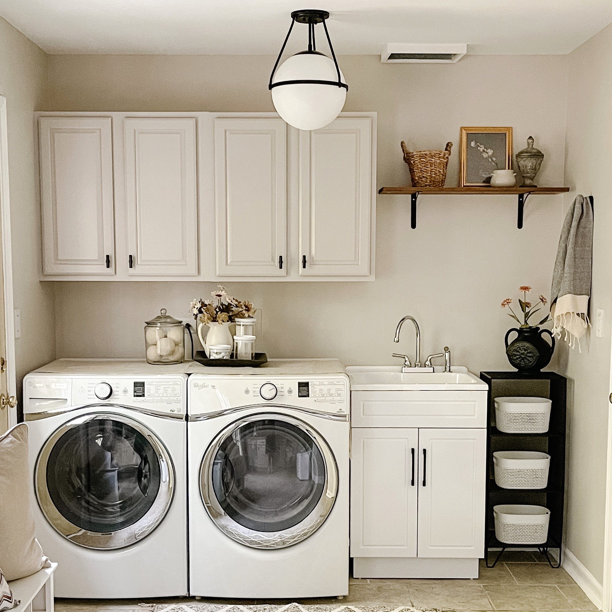 Laundry room design ideas! Light fixture on Way Day sale! Home decor ideas! 

#LTKMothersDay #LTKSaleAlert #LTKHome