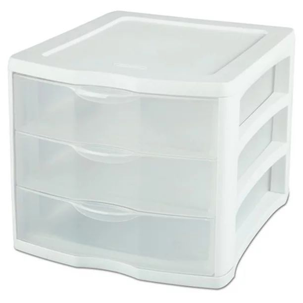 Sterilite 3 Drawer ClearView Storage Organizer 17918004 | Walmart (US)