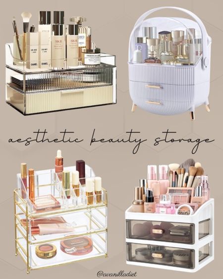 Aesthetic beauty storage ✨

#amazonfinds 
#founditonamazon
#amazonpicks
#Amazonfavorites 
#amazonhome
#amazonbeauty 

#LTKbeauty #LTKfindsunder50 #LTKhome