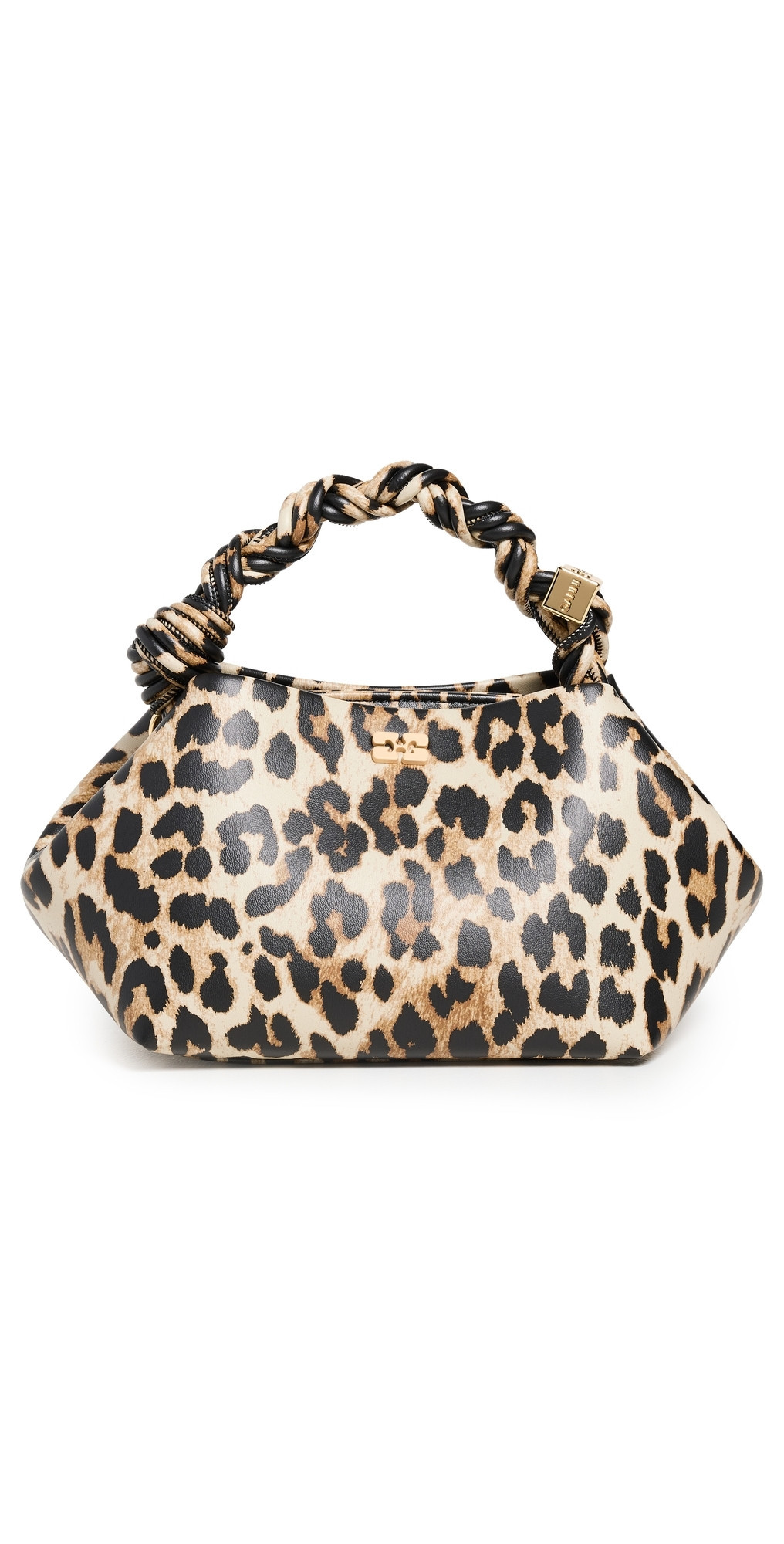 GANNI Ganni Bou Small Recycled Leather Bag Leopard One Size | Shopbop