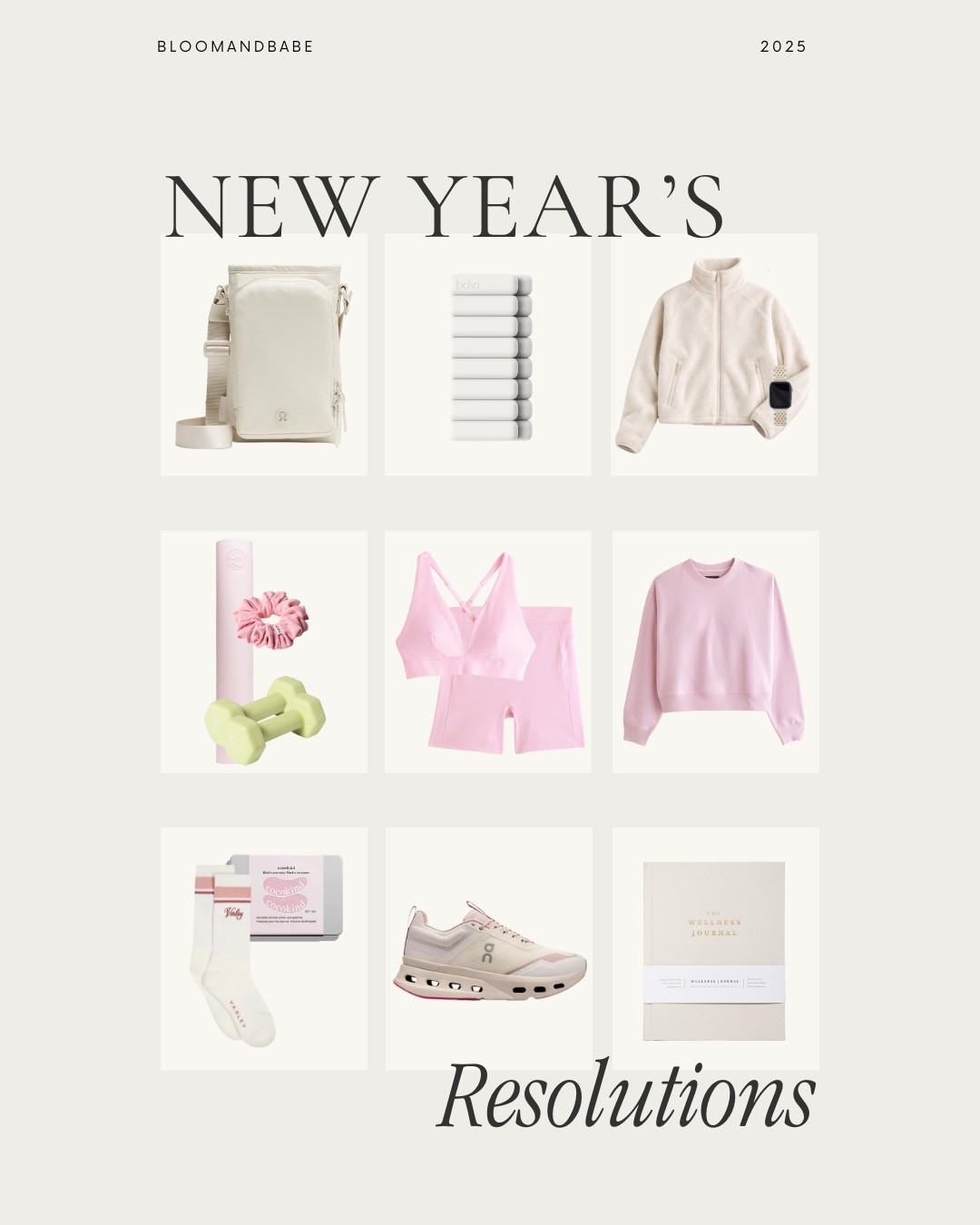 If one of your resolutions is to move more, this board has all my favorite workout and activewear finds. Comfortable, supportive, and easy to stick with. 

#LTKActive #LTKBeauty #LTKootd