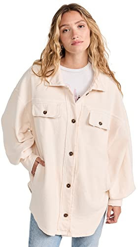 Free People Women's Ruby Jacket, Champagne Dreams, Off White, LG (Women's 12-14) | Amazon (US)