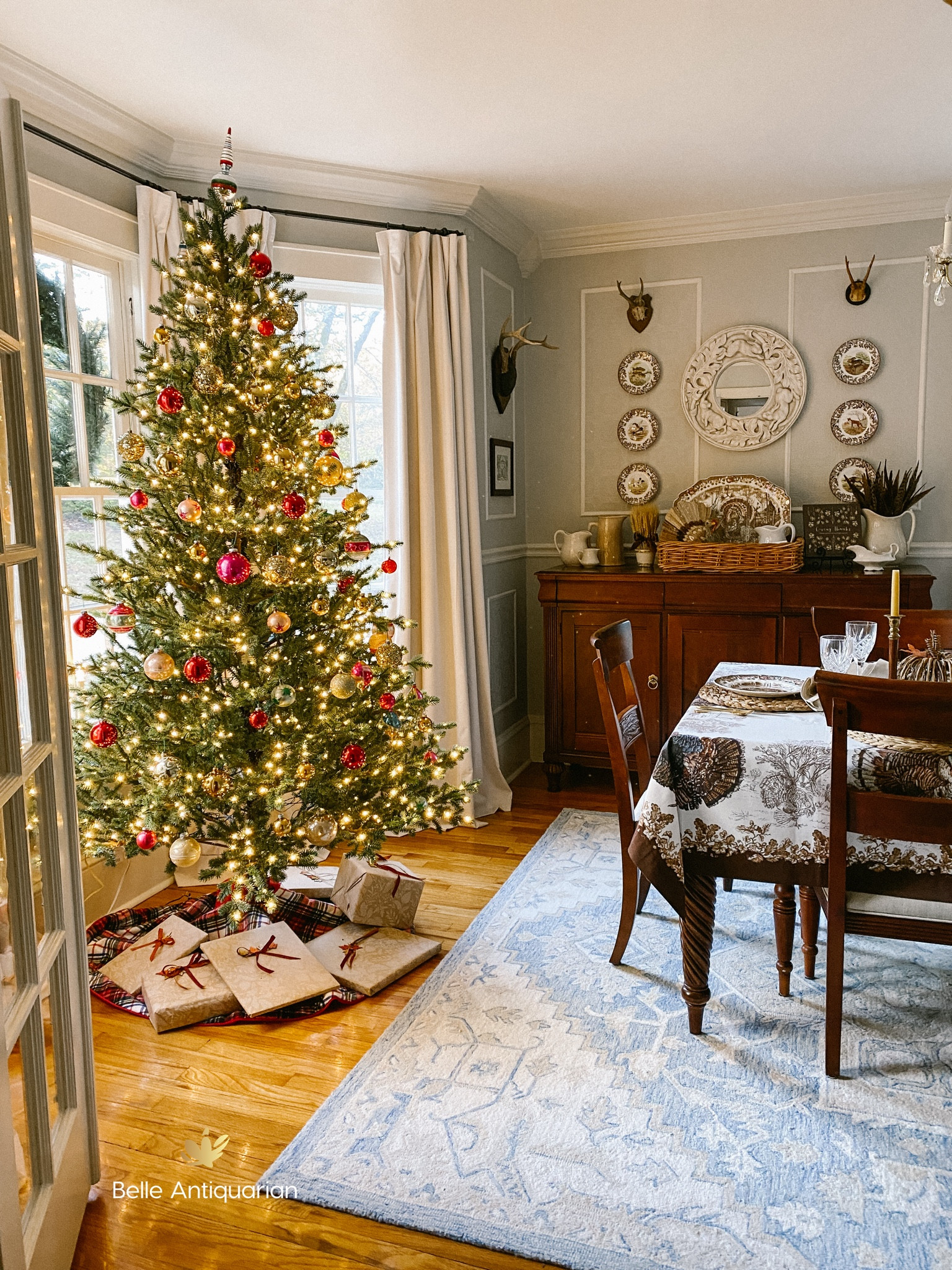 Our advent calendars are under the tree for our Thanksgiving game (see previous post). The table is set for the ones who will join us. The groceries? Oh goodness, I guess the food needs to be thought of too! 😅 Thirteen days until 🦃 friends. Are you ready?? 

#LTKSaleAlert #LTKHoliday #LTKHome