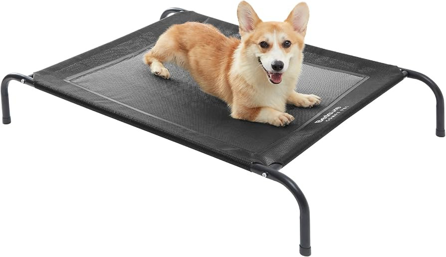 Bedsure Medium Elevated Outdoor Dog Bed - Raised Dog Cots Beds for Medium Dogs, Portable Indoor &... | Amazon (US)