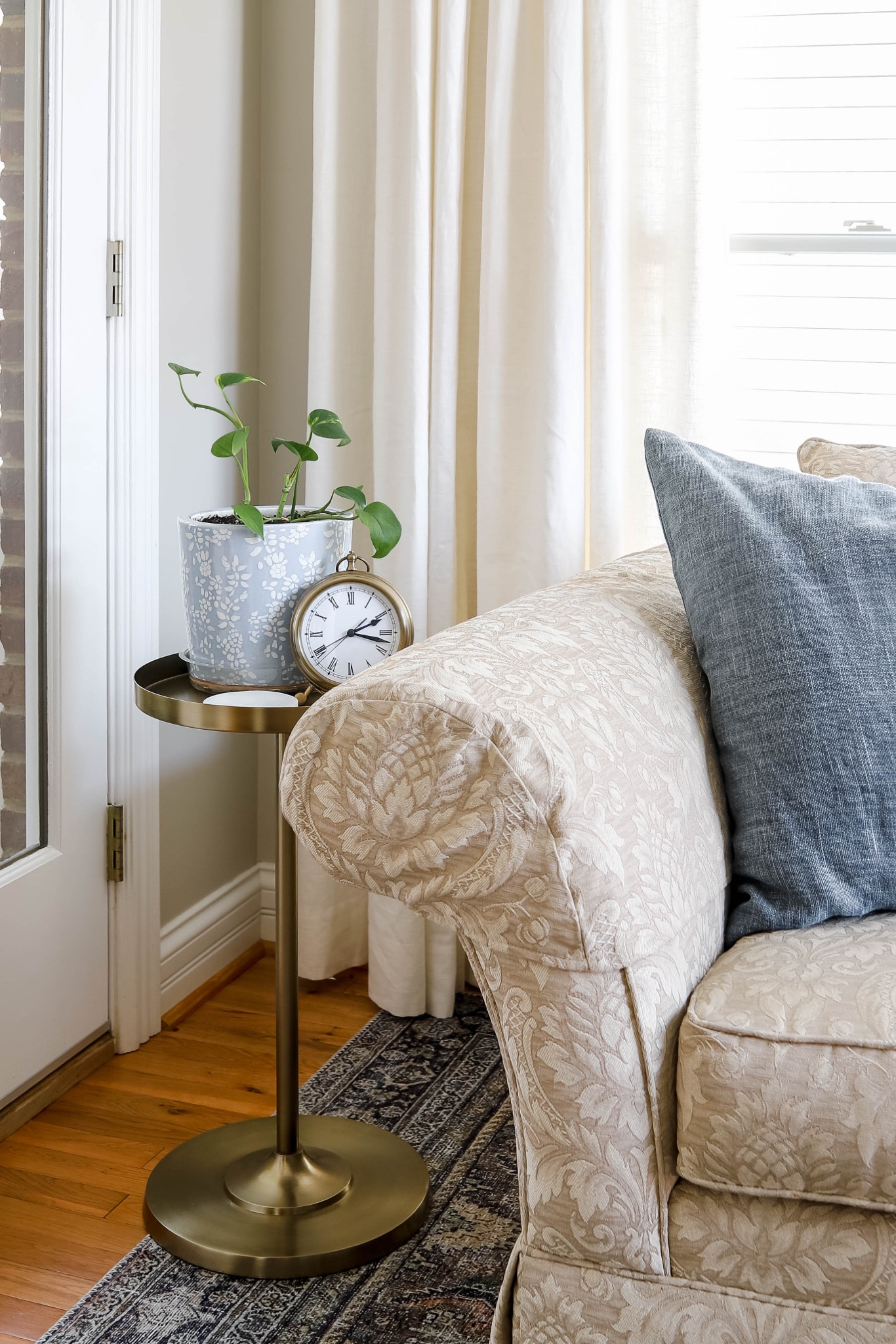 Plant stand, side table, planter, linen pillow cover, pocket watch clock, marble coaster, sitting room decor

#LTKhome #LTKunder100