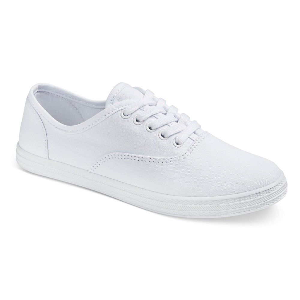 Women's Lunea Canvas Sneakers - Mossimo Supply Co. White 11 | Target