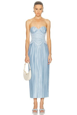 Cult Gaia Ashika Gown in Baby Blue | FWRD 