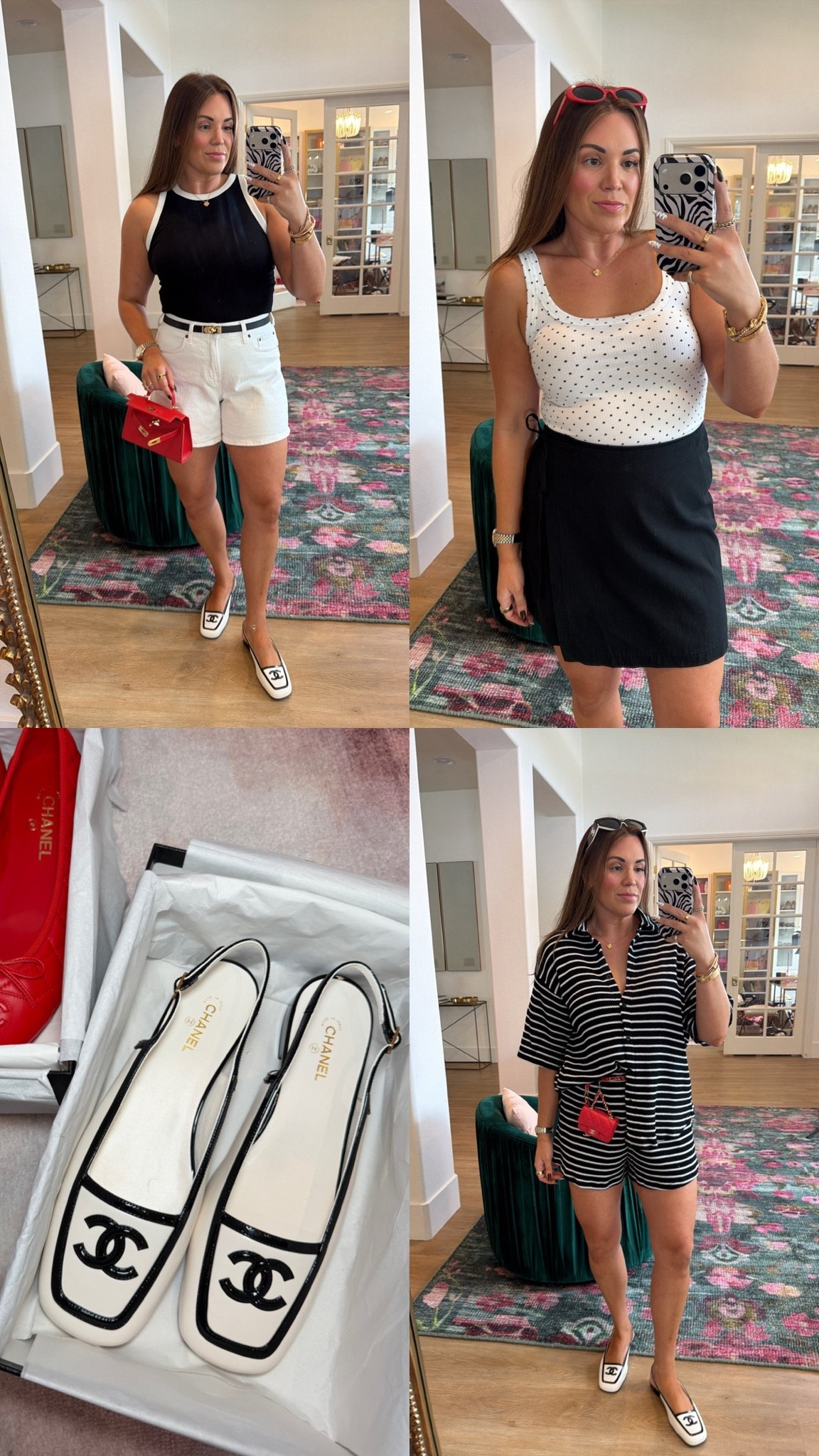 curvy midsize black and white outfits to go with my new black and white Chanel shoes! 🖤🤍

#LTKSeasonal #LTKMidsize
