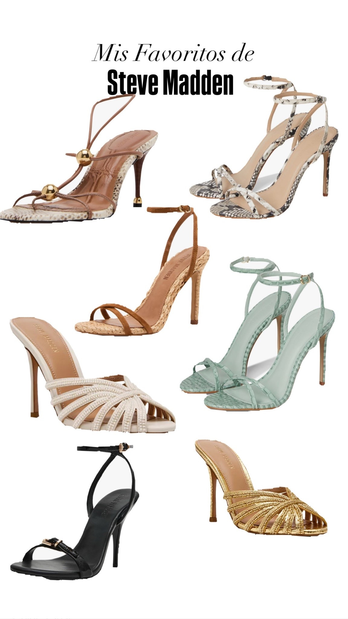 Mis favoritos de Steve Madden. Tienen más opciones bellísimas 

#LTKootd #LTKmomlife #LTKdayinmylife